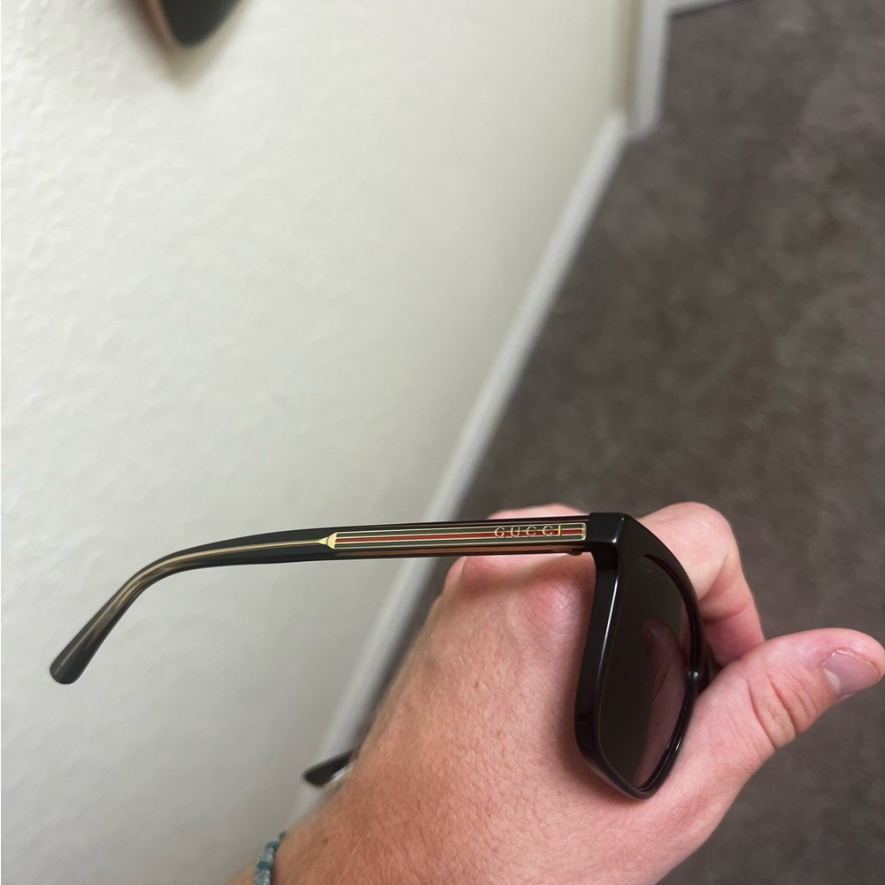 Gucci Black Polarized Sunglasses